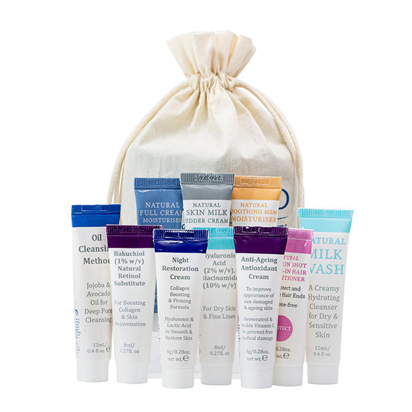 Skincare product trial packs