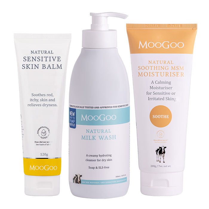Skincare Value Pack | 3 Step Soothing Routine – MooGoo USA
