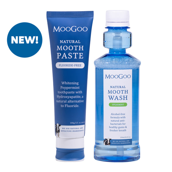 Fluoride-Free Toothpaste & Mouthwash Duo for Sensitive Mouths