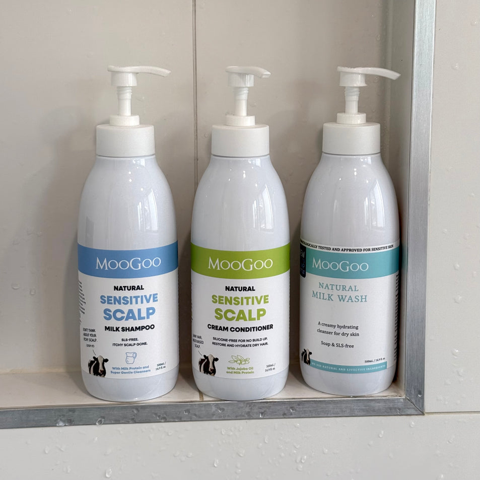 Shower Essentials Set | SLS, Silicone, Sulphate-Free Natural Hair ...